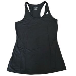 Reebox size XS Racer back black tank top EUC